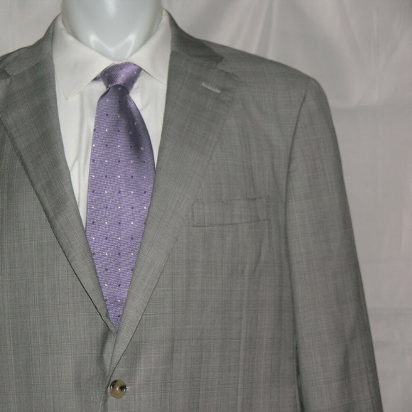 Hickey Freeman Heritage Super 150 Suit 46 L 39 W